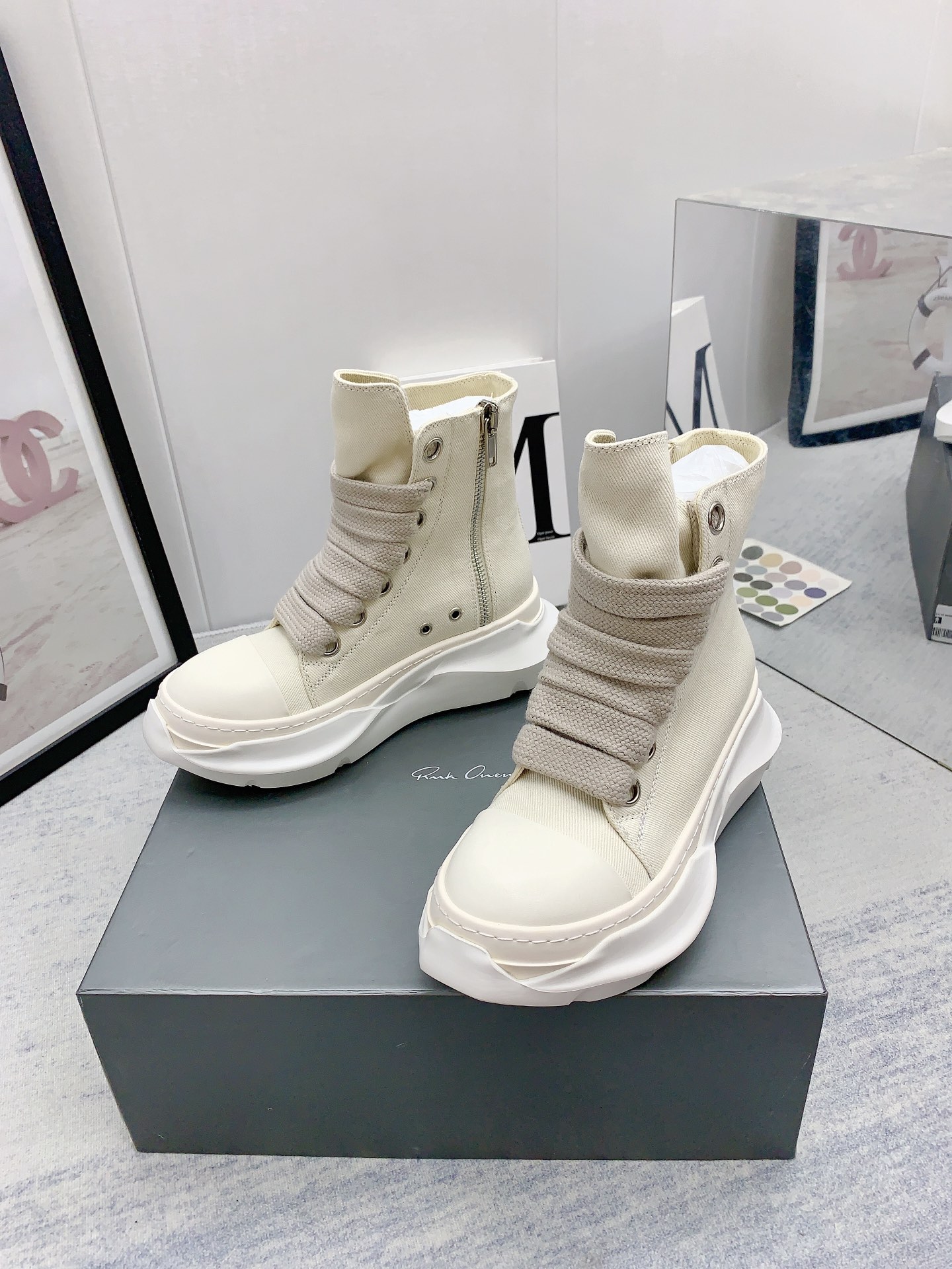 Women R*ick O*wens Top Sneaker
