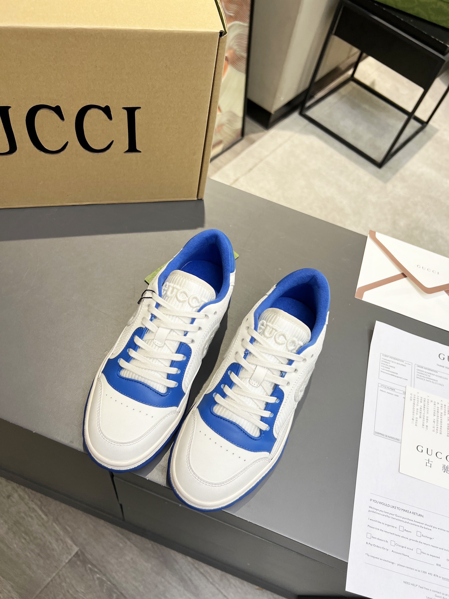 Men Women G*ucci Top Sneaker