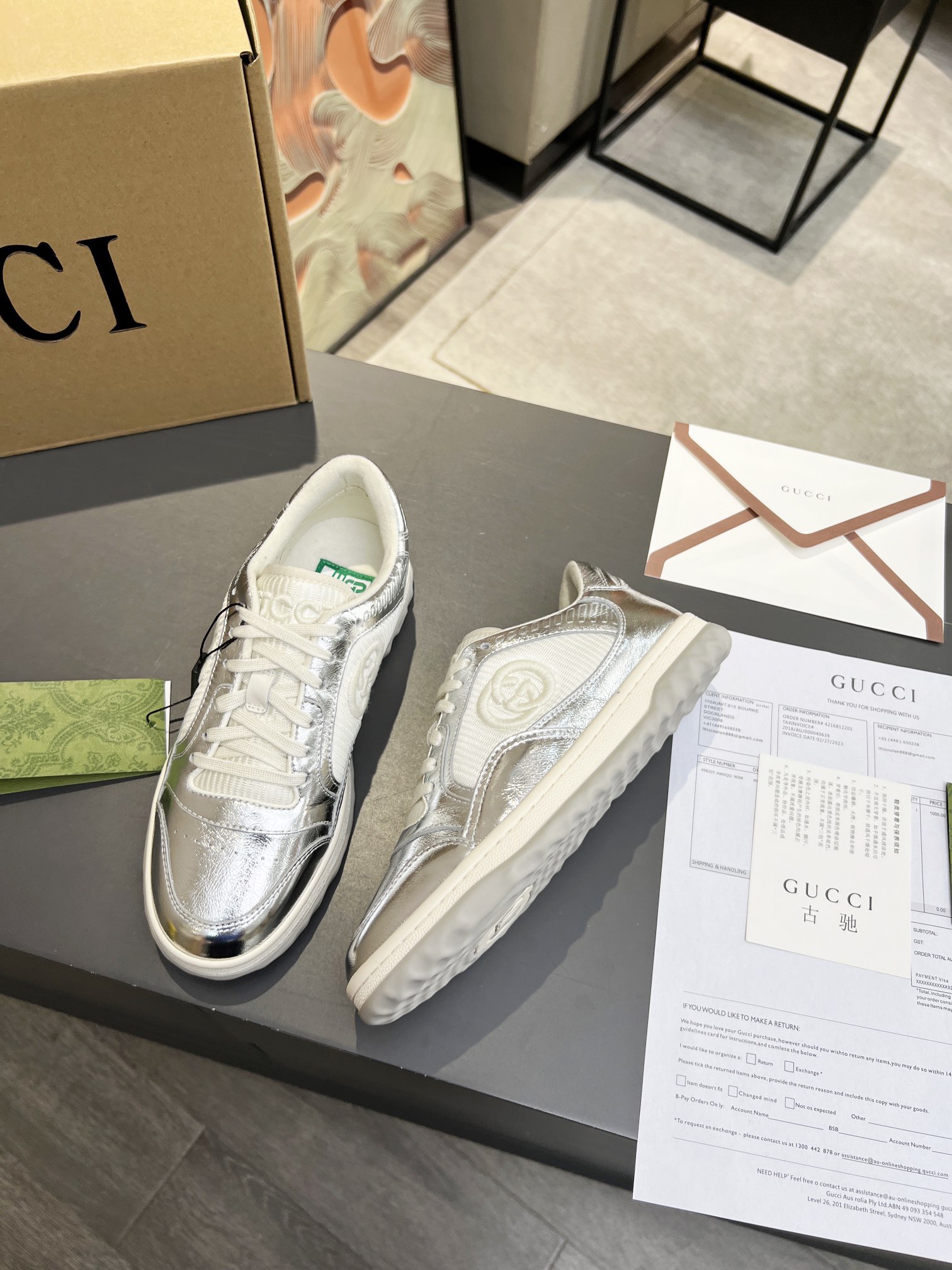 Men Women G*ucci Top Sneaker