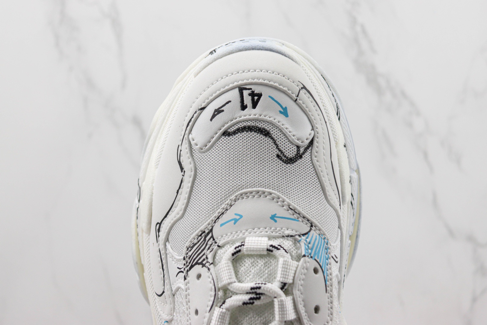 Men Women B*alenciaga Top Sneakers