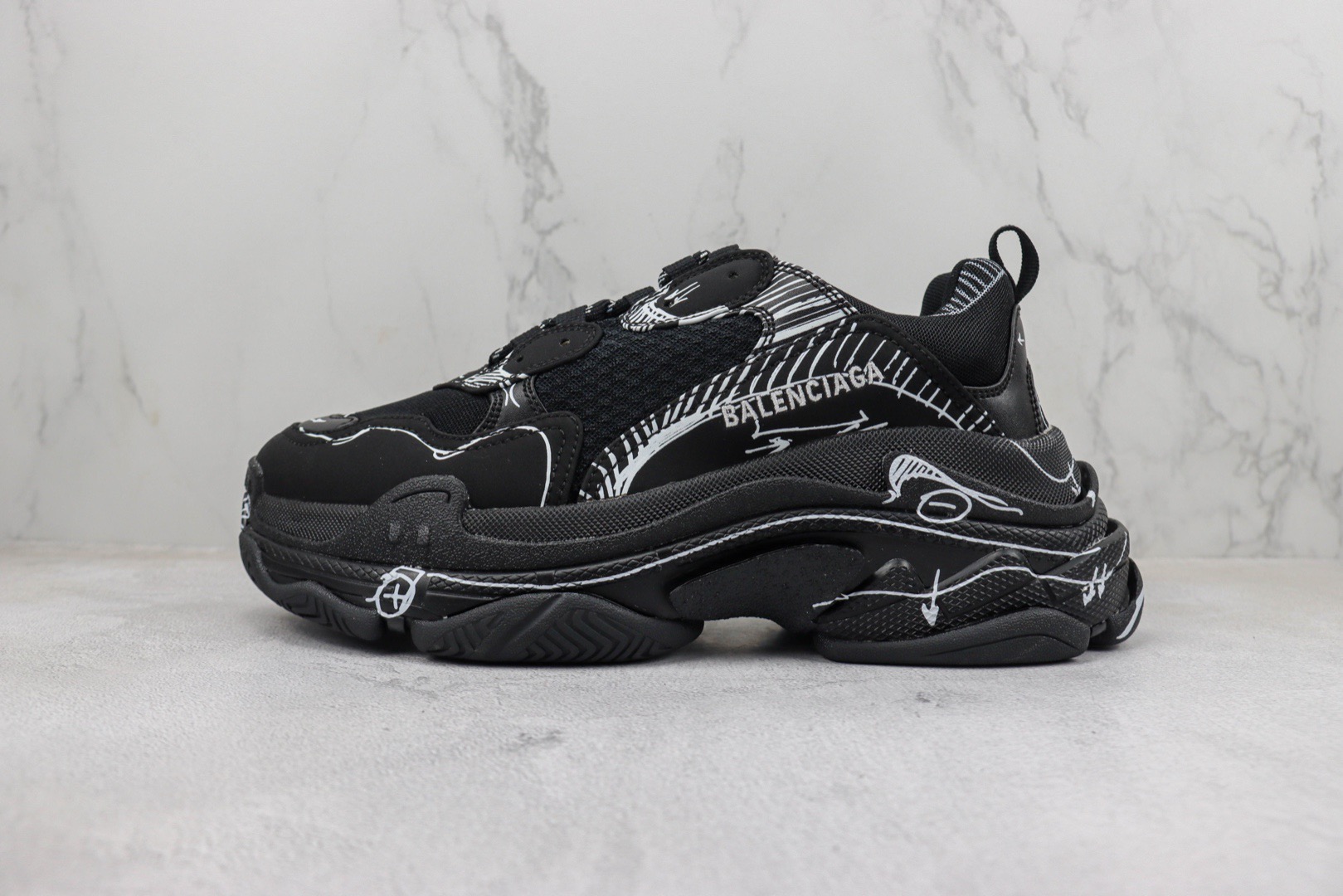 Men Women B*alenciaga Top Sneakers