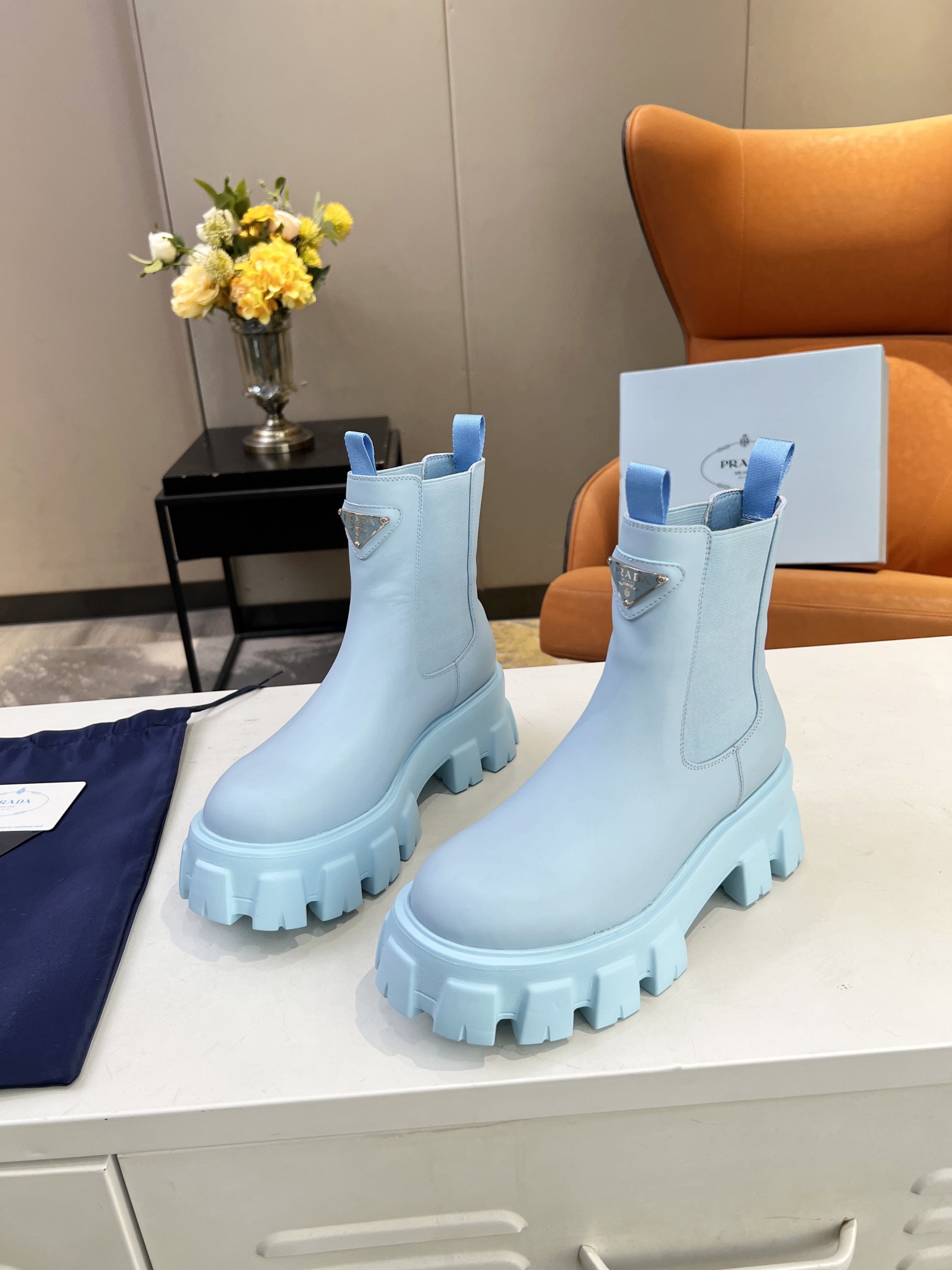 Women P*rada Top Sneakers