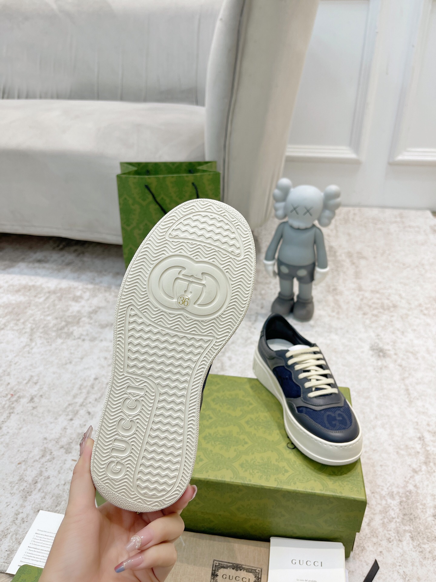 Men Women G*ucci Top Sneaker