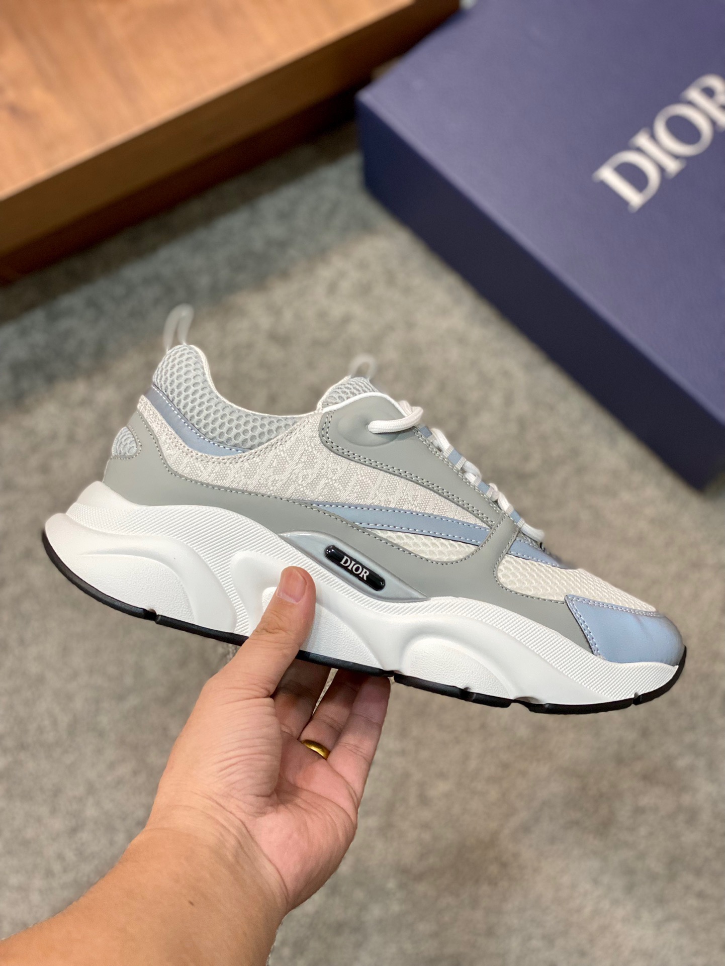 Men D*ior Top Sneaker