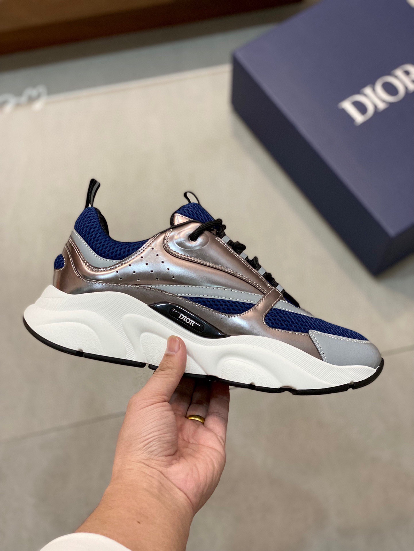 Men D*ior Top Sneaker