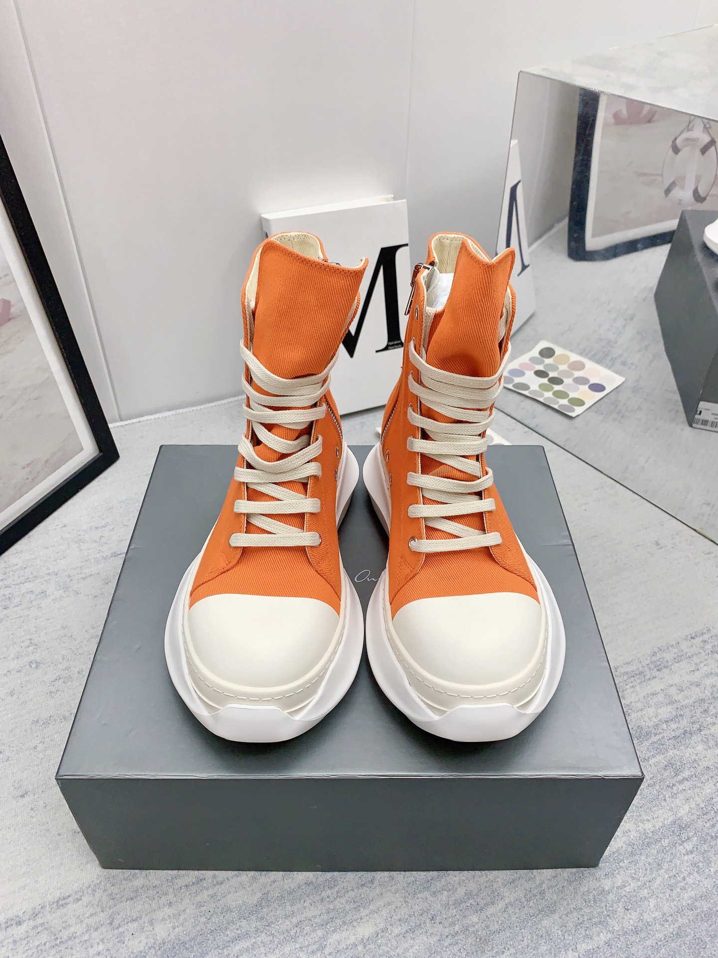 Men Women R*ick O*wens Top Sneaker