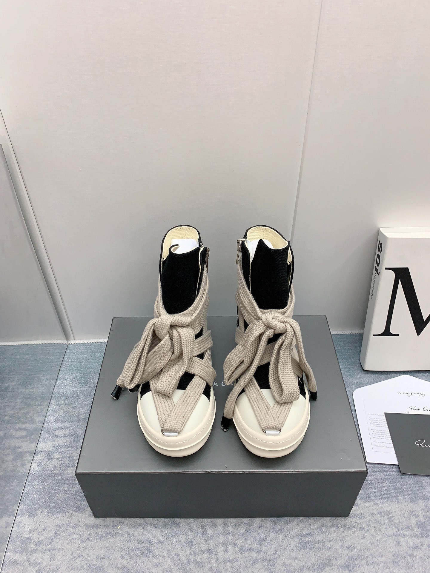 Men Women R*ick O*wens Top Sneaker