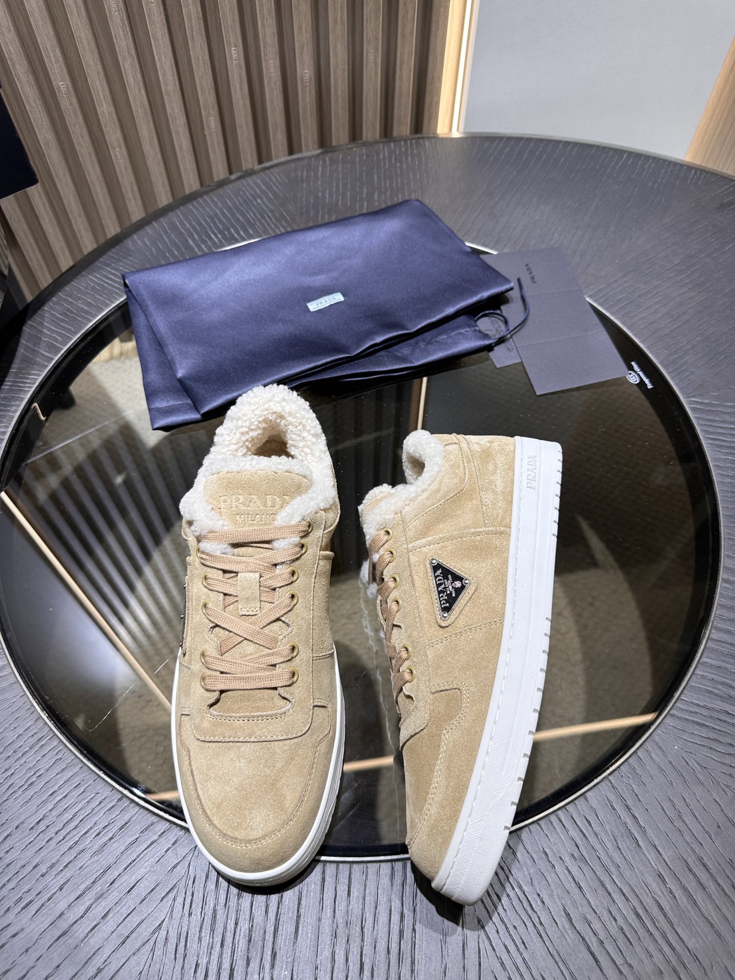 Men P*rada Top Sneaker