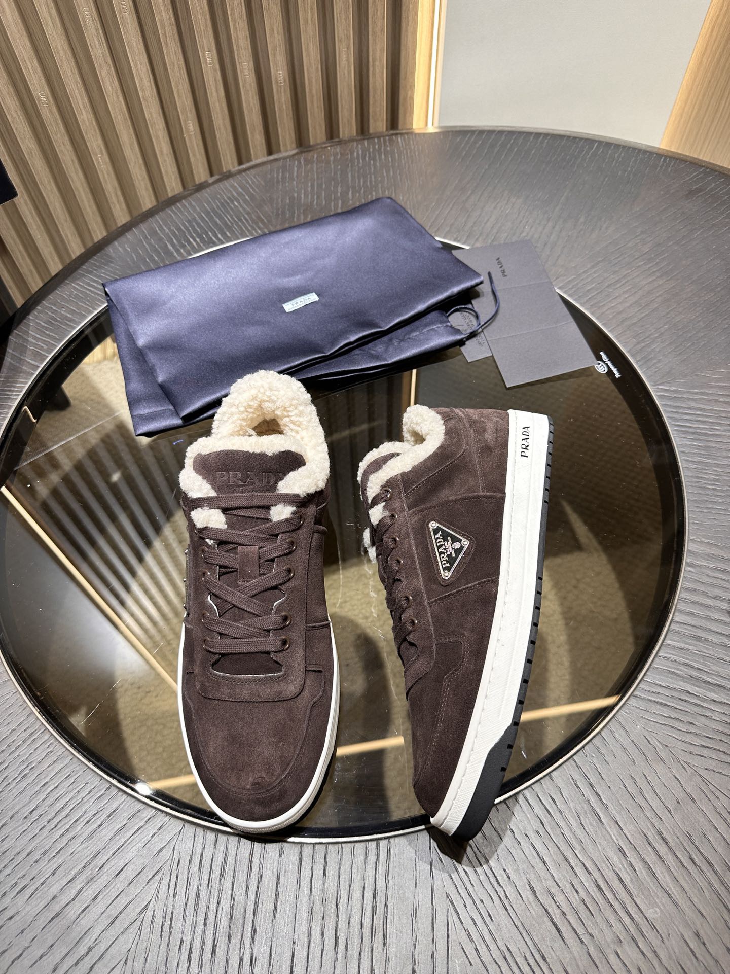 Men P*rada Top Sneaker
