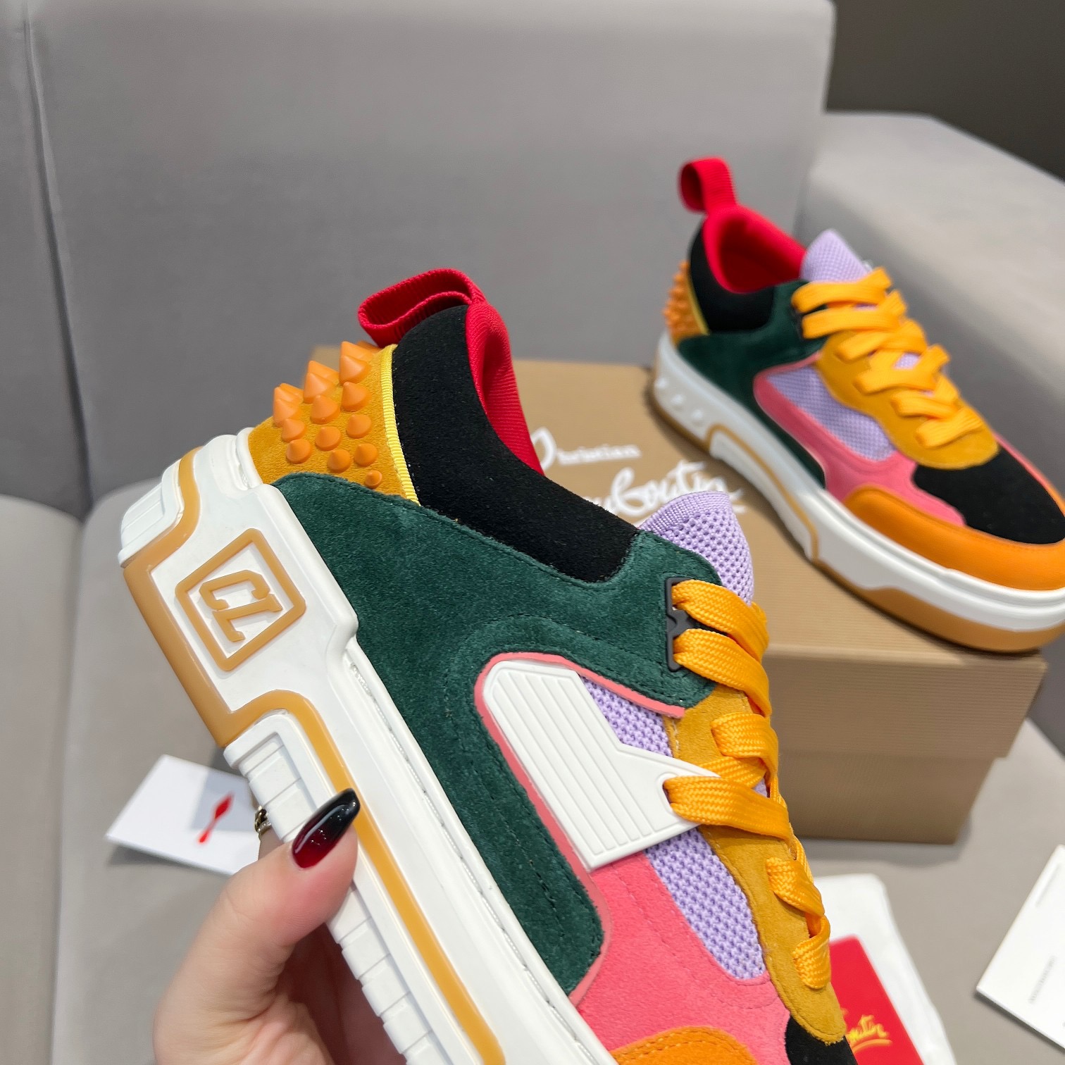 C*hristian ·Louboutin men women TOP sneakers