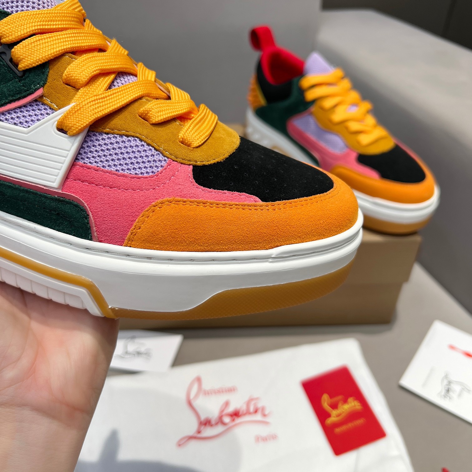 C*hristian ·Louboutin men women TOP sneakers