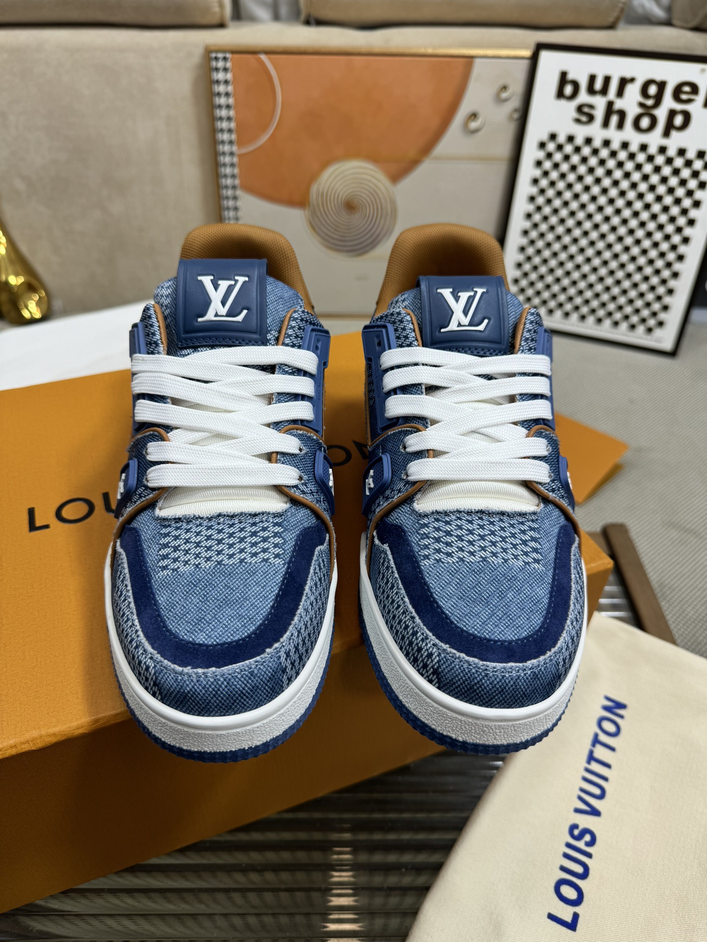 Men Women L*ouis V*uitton Top Sneaker L*V Trainer