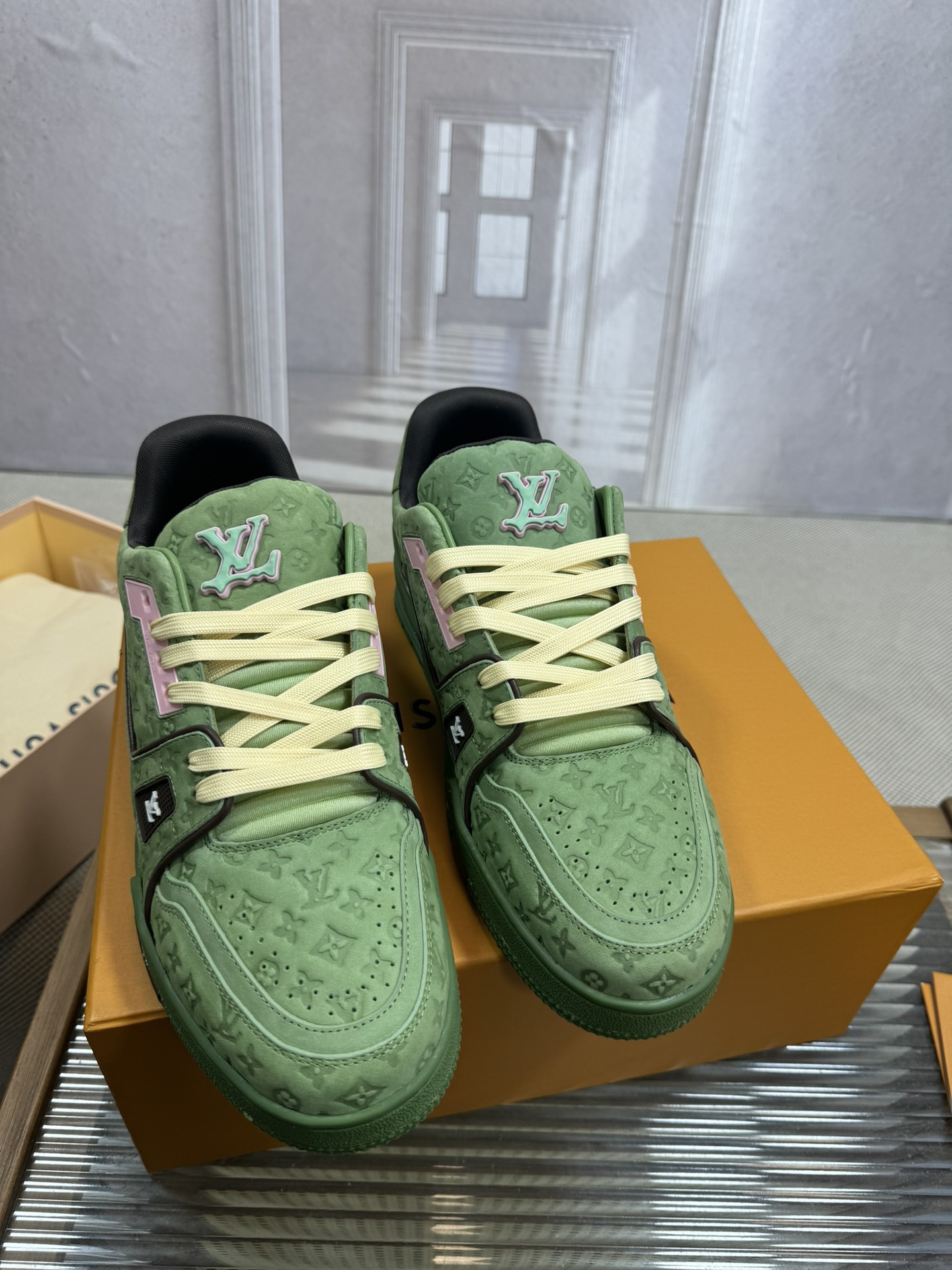 Men Women L*ouis V*uitton Top Sneaker L*V Trainer