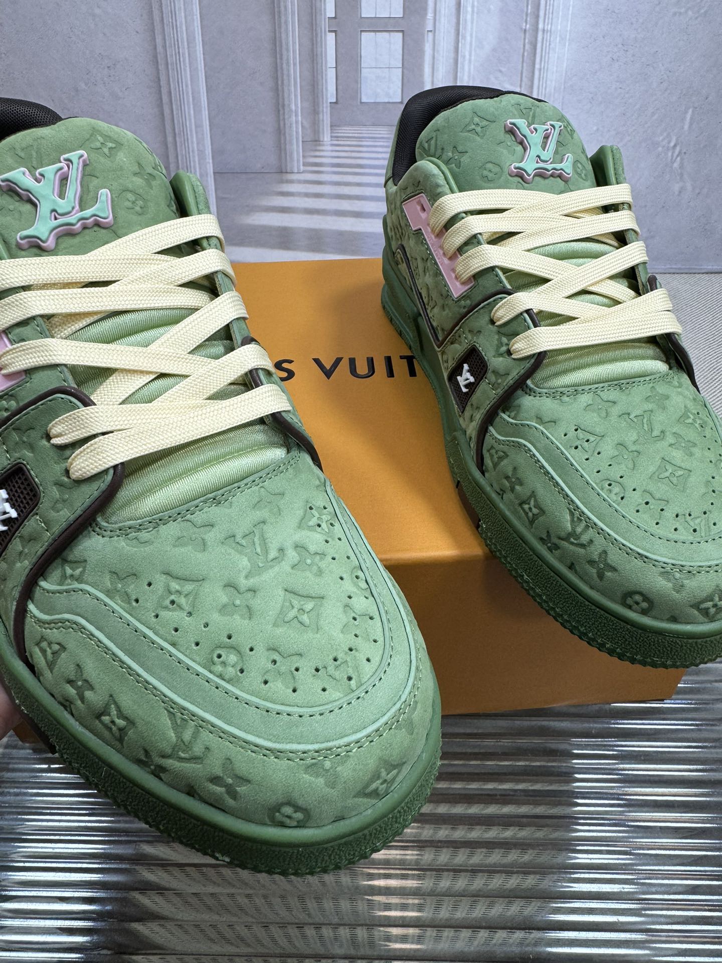 Men Women L*ouis V*uitton Top Sneaker L*V Trainer