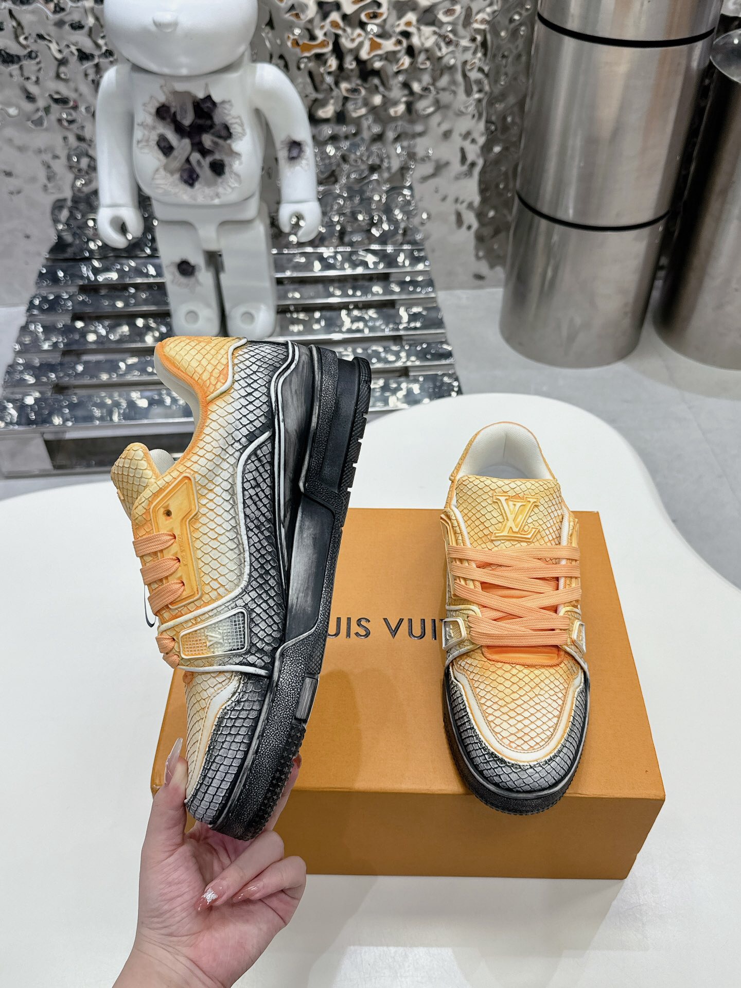 Men Women L*ouis V*uitton Top Sneaker L*V Trainer size 35-46