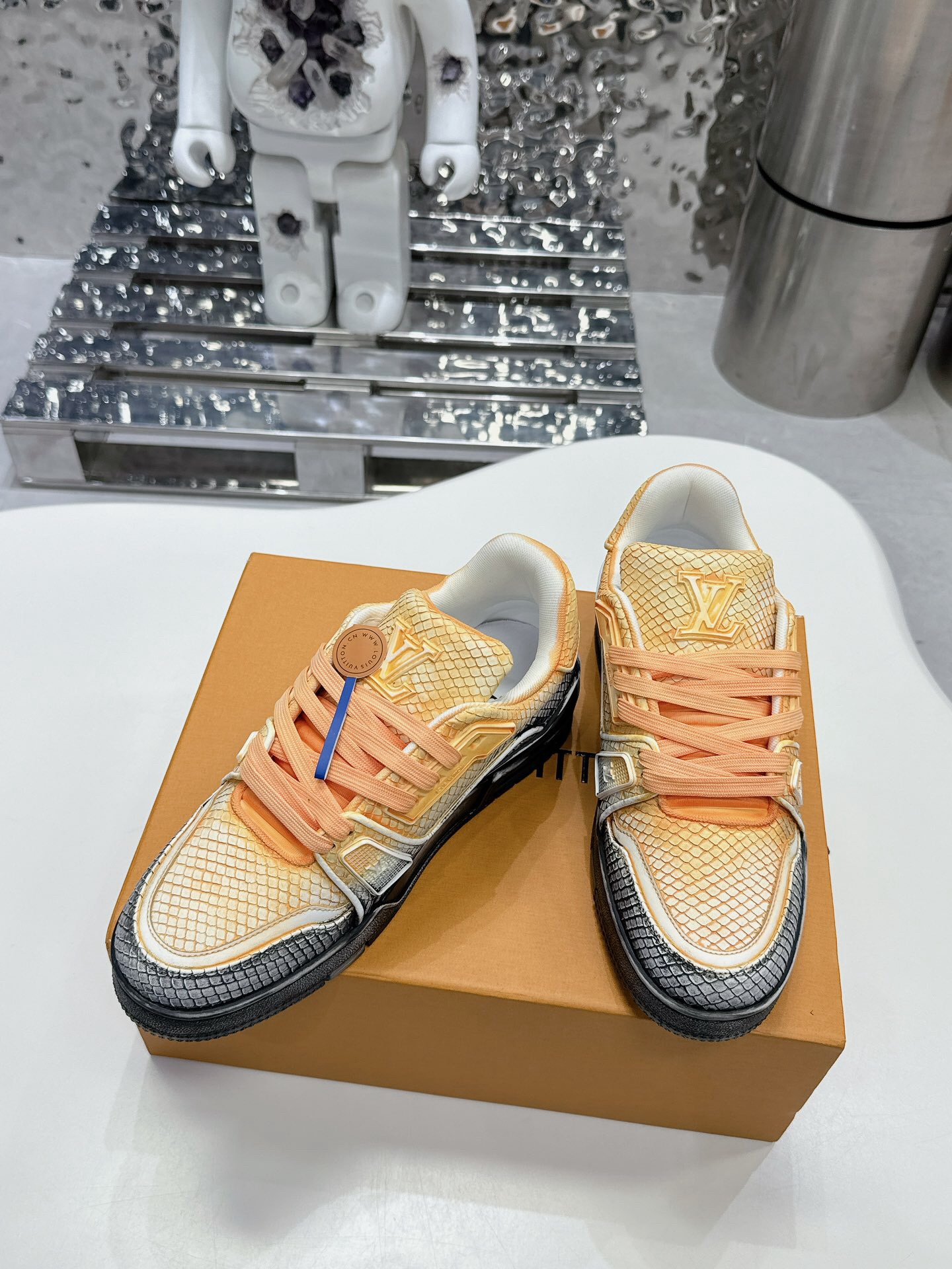 Men Women L*ouis V*uitton Top Sneaker L*V Trainer size 35-46