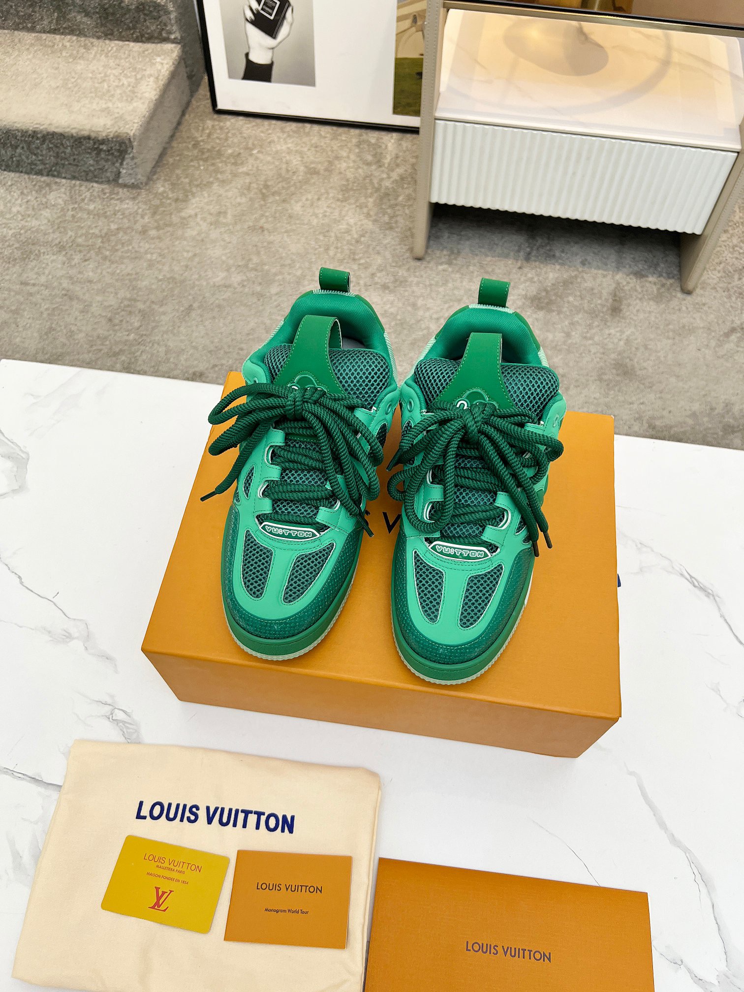 Men Women L*ouis V*uitton Top Sneaker L*V Trainer size 35-46