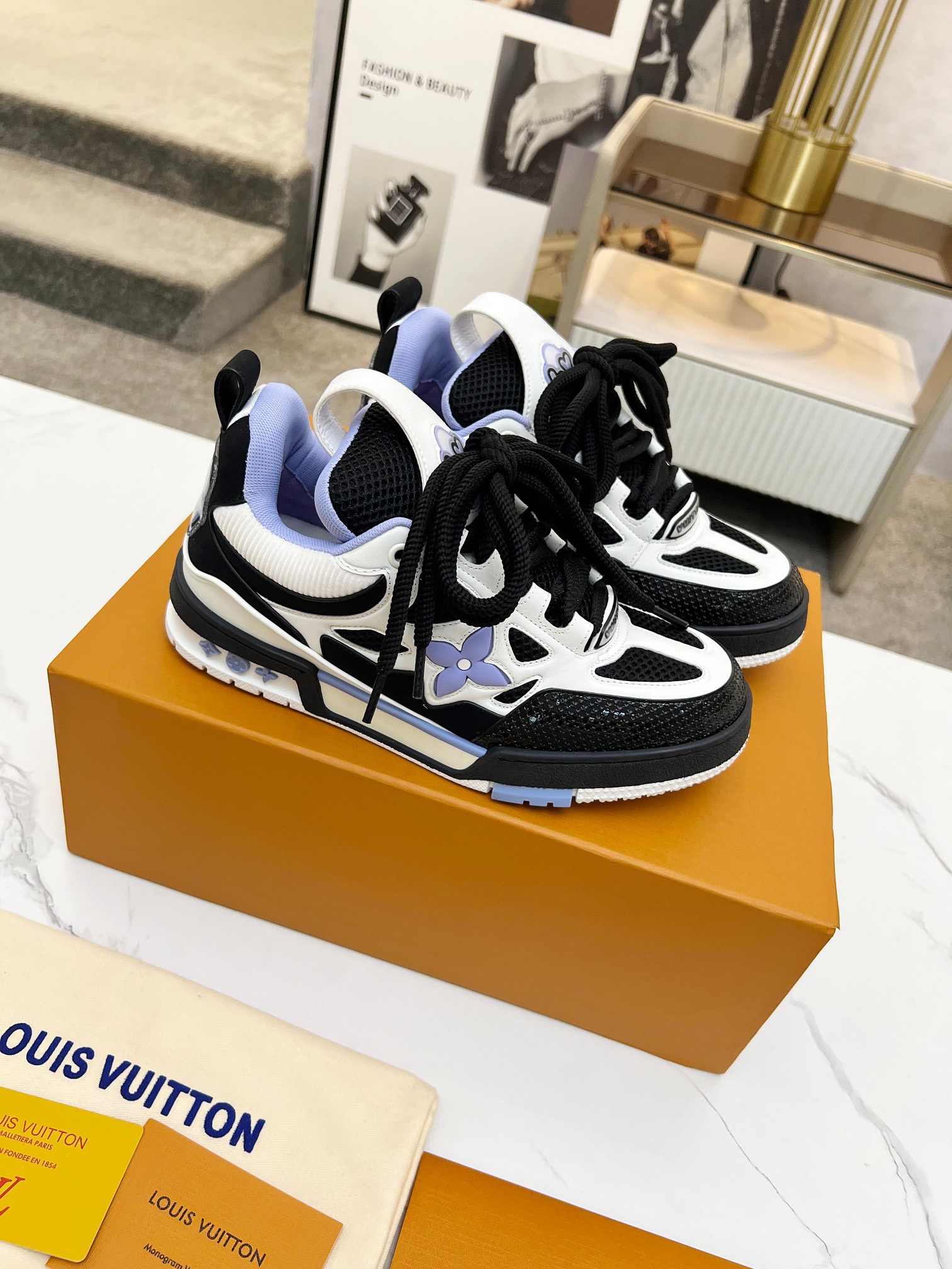 Men Women L*ouis V*uitton Top Sneaker L*V Trainer size 35-46