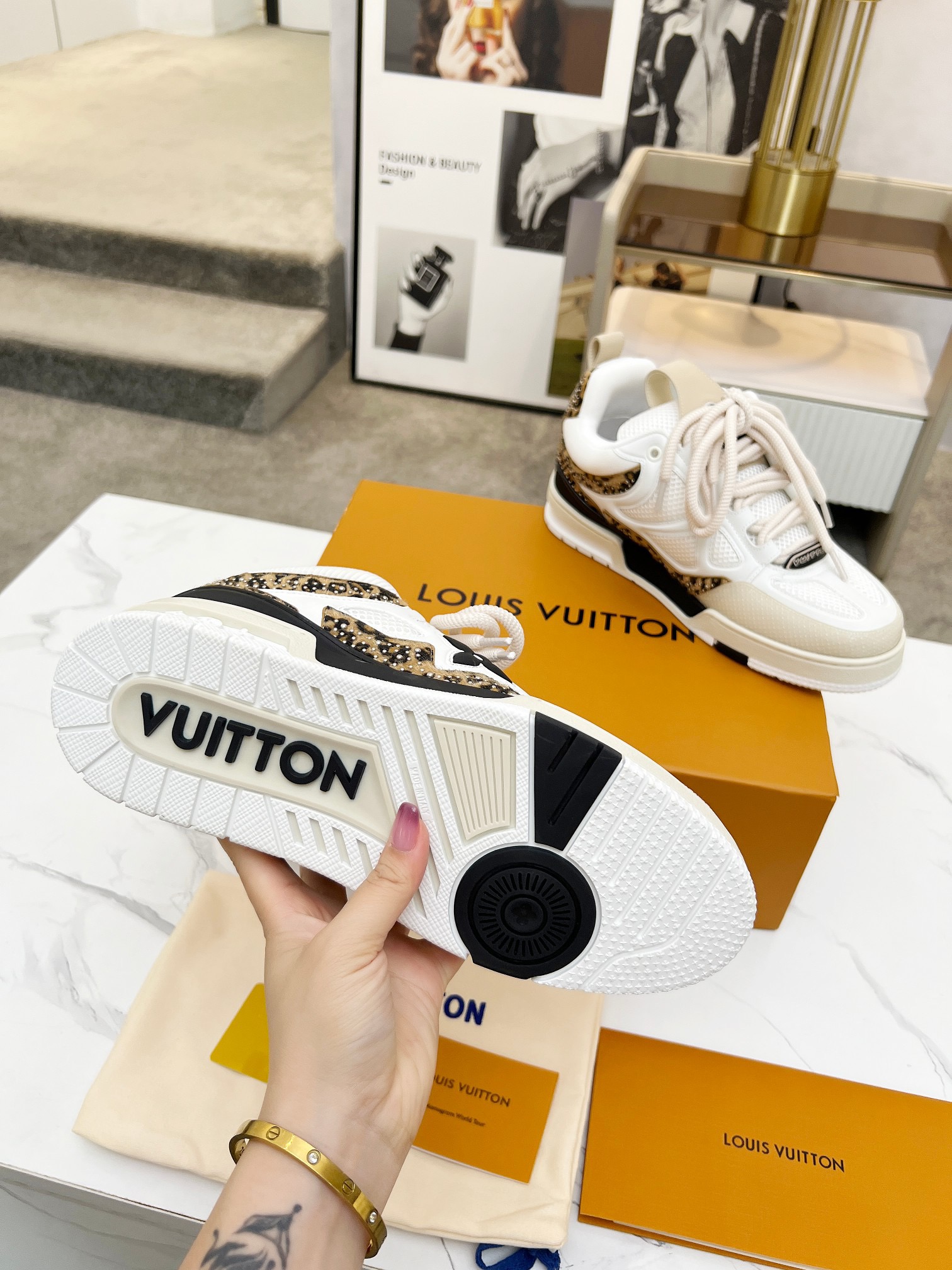 Men Women L*ouis V*uitton Top Sneaker L*V Trainer size 35-46
