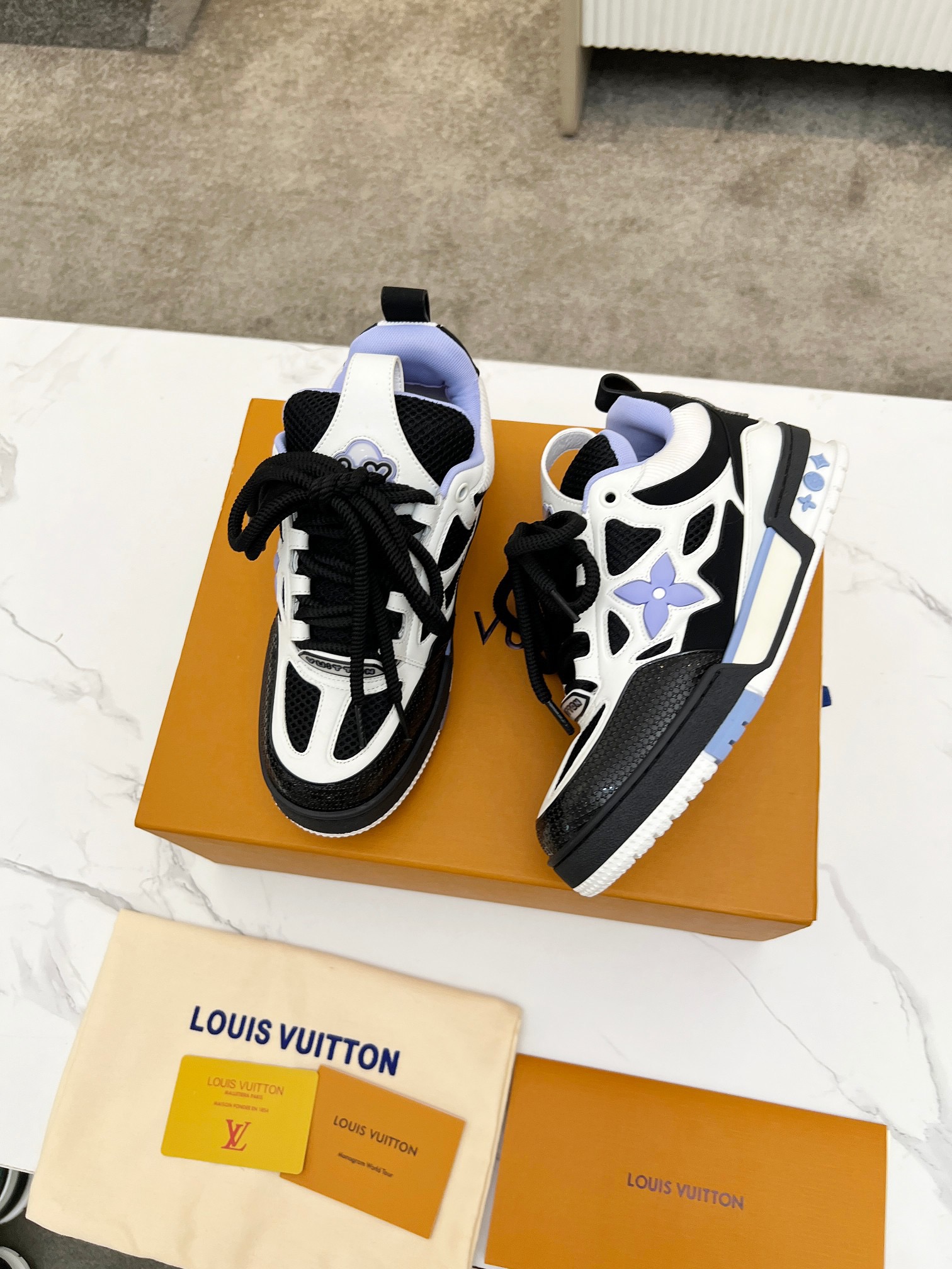 Men Women L*ouis V*uitton Top Sneaker L*V Trainer size 35-46